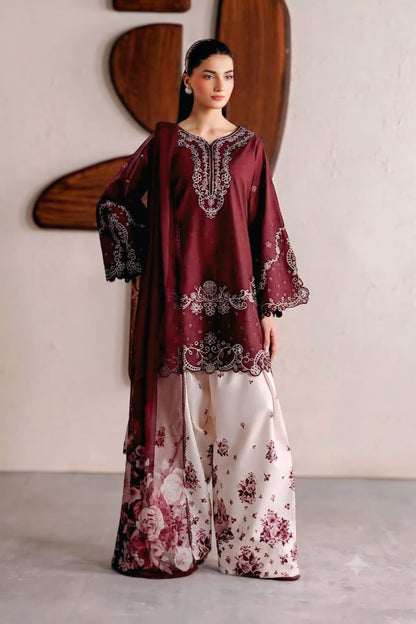 🌸 LUXURY SILK EMBROIDERED COLLECTION MR-008